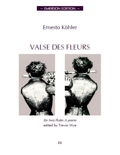 Kohler: Valse Des Fleurs for 2 Flutes & piano published by Emerson