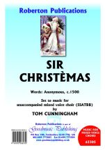 Cunningham: Sir Christemas SSATBB published by Roberton