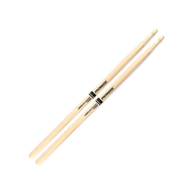 Promark: Classic 5B Hickory Drumstick Oval Wood Tip