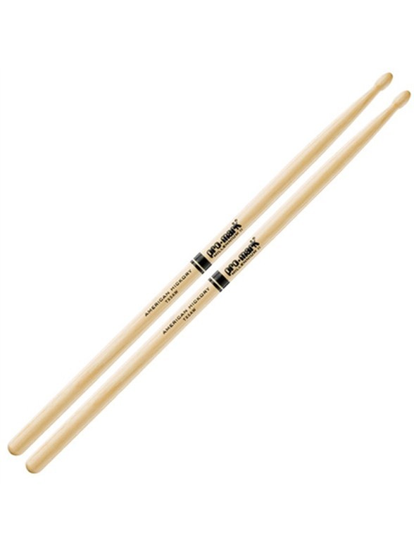 Promark: Classic 5A Hickory Drumstick Oval Wood Tip