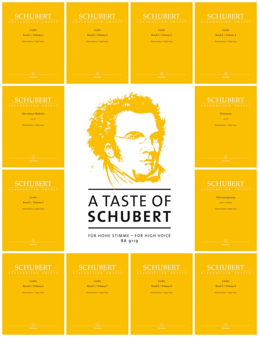 A Taste of Schubert (High Voice) published by Barenreiter