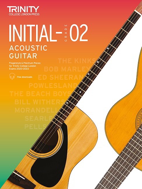 Trinity Acoustic Guitar Initial - Grade 2 From 2020