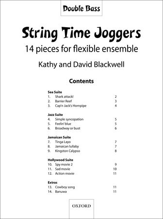 String Time Joggers: Double Bass Part Only published by OUP
