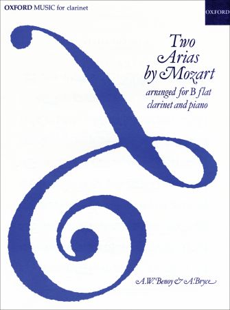 Mozart: 2 Arias for Clarinet published by OUP