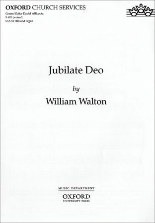 Walton: Jubilate Deo SATB published by OUP