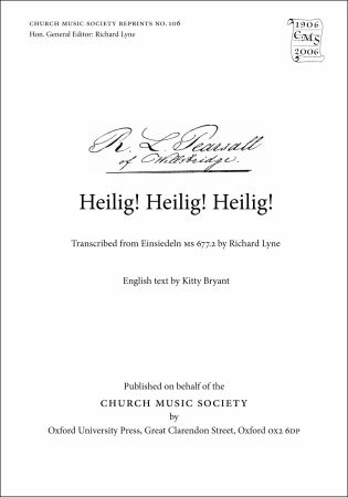 Pearsall: Heilig, Heilig SSATB published by OUP