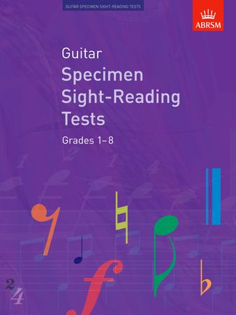 ABRSM Specimen Sight-Reading Tests Grades 1-8 for Guitar