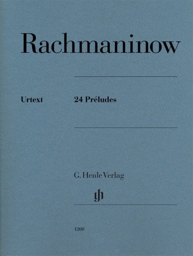 Rachmaninov: 24 Preludes for Piano published by Henle Urtext