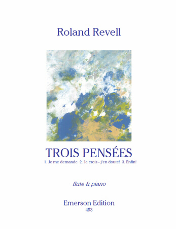 Revell: Trois Pensees for Flute published by Emerson
