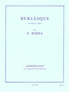Bozza: Burlesque for Bassoon published by Leduc
