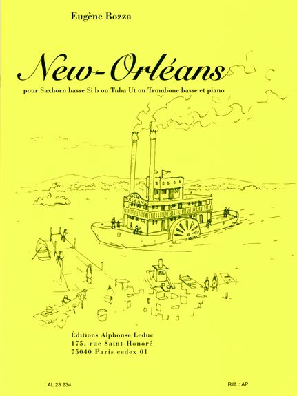Bozza: New Orleans for Bass Trombone or Tuba published by Leduc