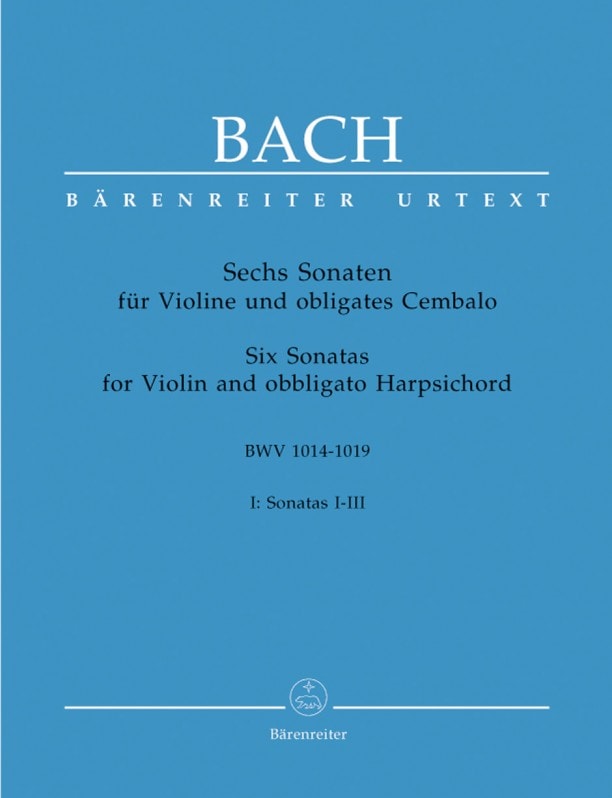 Bach: Six Sonatas Volume 1 for Violin published by Barenreiter