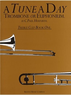 A Tune a Day for Trombone or Euphonium (Treble Clef) Book 1 published by Boston