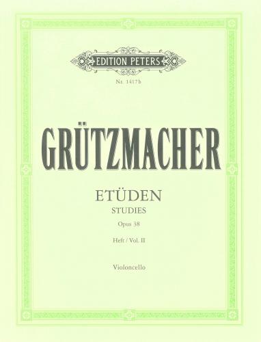 Grutzmacher: 24 Studies Opus 38 Volume 2 for Cello published by Peters