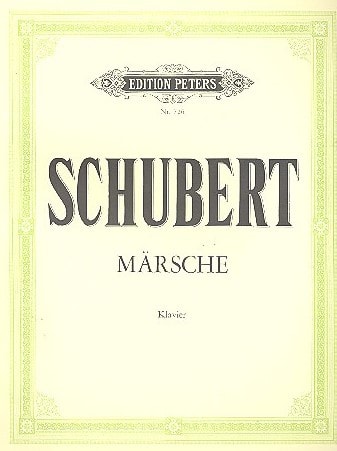 Schubert: Marches for Piano Duet arranged for Piano Solo published by Peters
