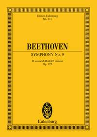Beethoven: Symphony No 9 in D Minor (Study Score) published by Eulenburg