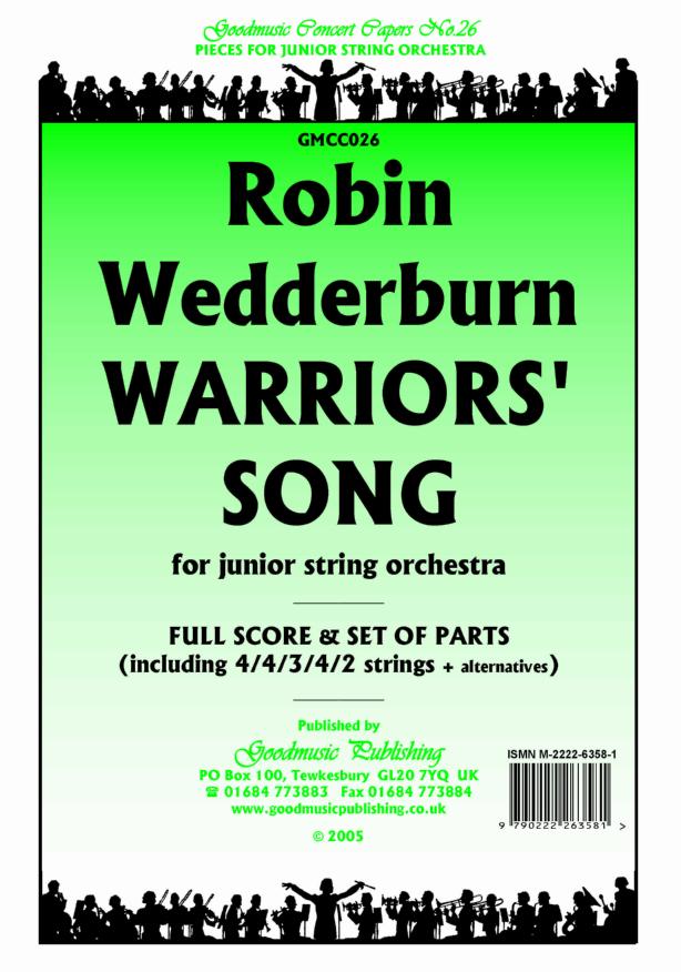 Wedderburn: Warriors' Song Orchestral Set published by Goodmusic