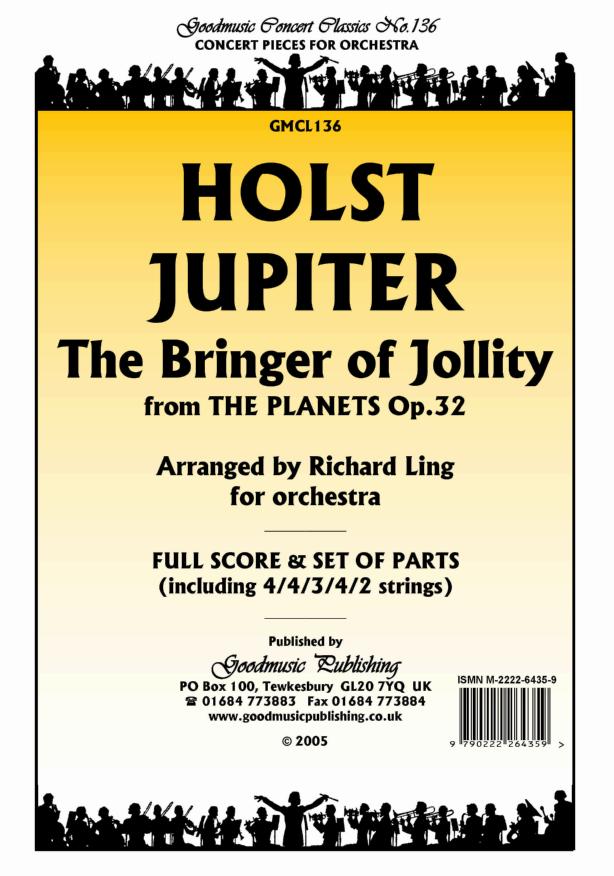 Holst: Jupiter (arr.Ling) Orchestral Set published by Goodmusic