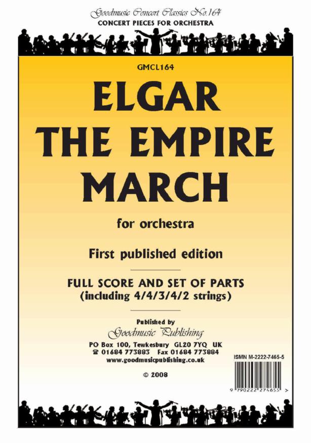 Elgar: Empire March Orchestral Set published by Goodmusic