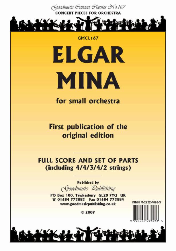 Elgar: Mina Orchestral Set published by Goodmusic