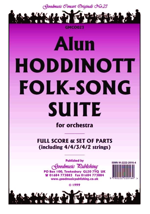 Hoddinott: Folk Song Suite Orchestral Set published by Goodmusic