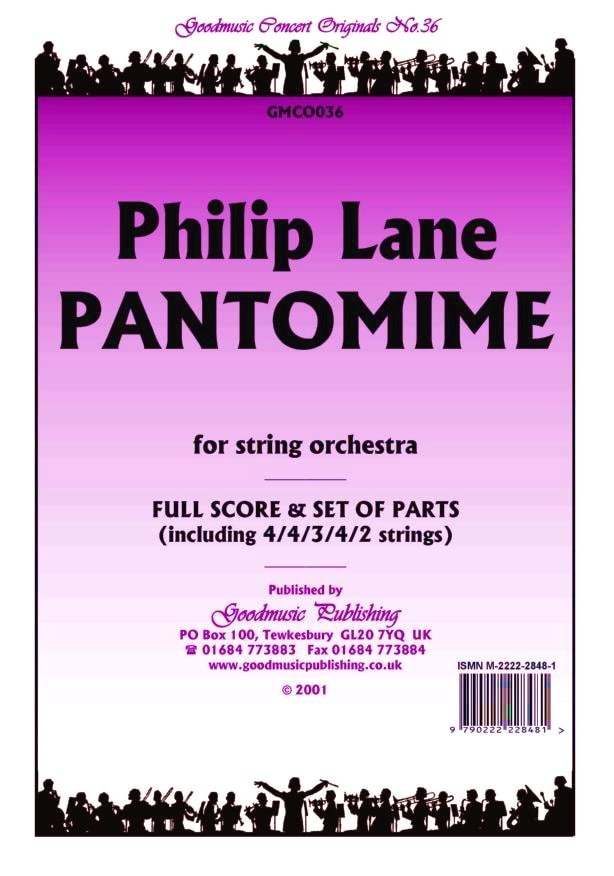 Lane: Pantomime Orchestral Set published by Goodmusic