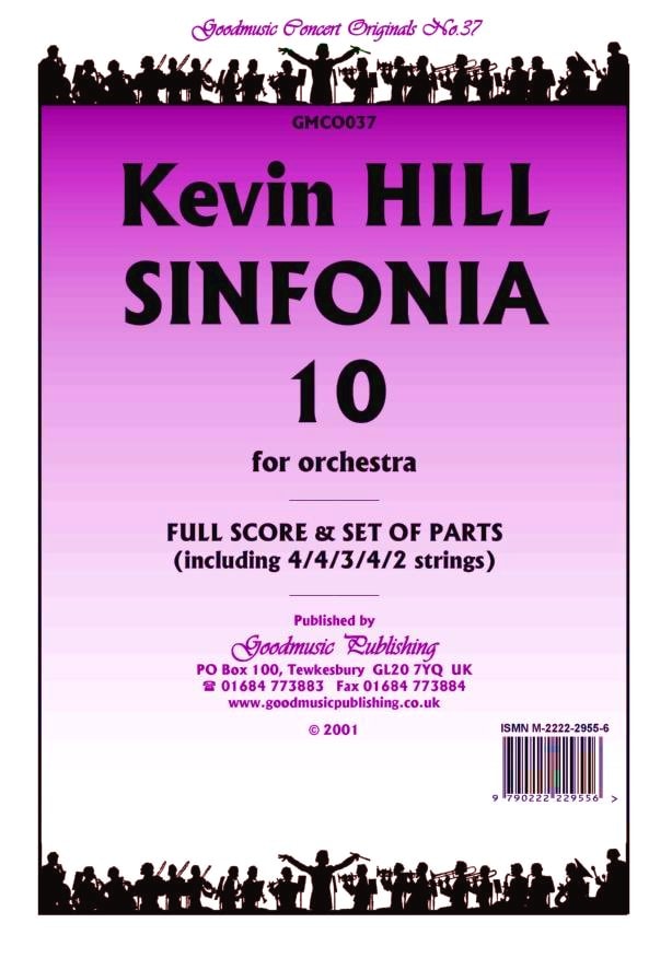 Hill: Sinfonia 10 Orchestral Set published by Goodmusic