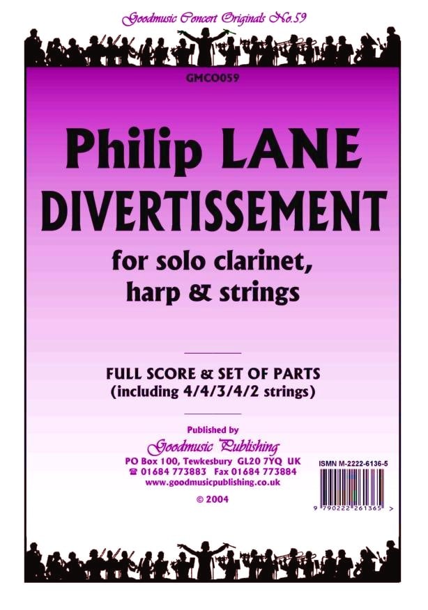 Lane: Divertissement Orchestral Set published by Goodmusic