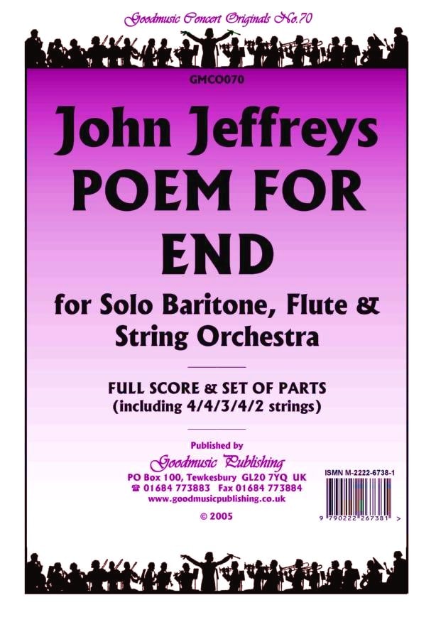 Jeffreys: Poem for End Orchestral Set published by Goodmusic