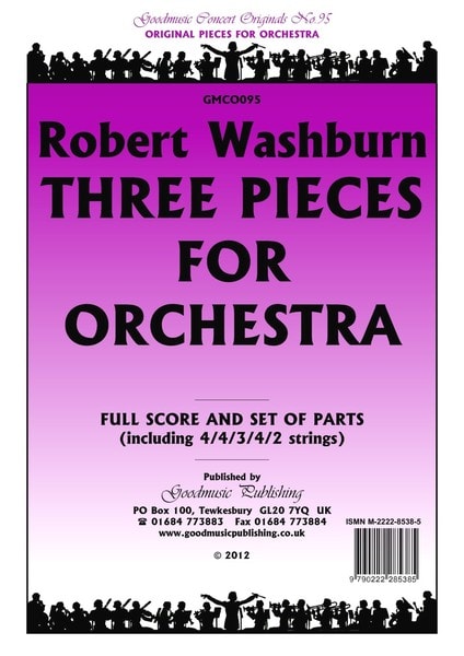 Washburn: Three Pieces for Orchestra Orchestral Set published by Goodmusic
