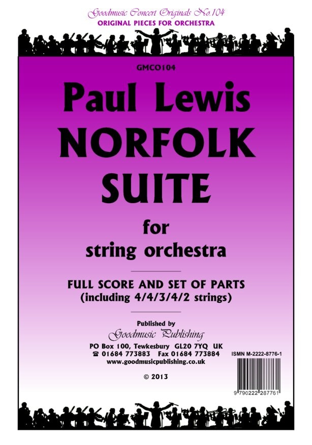 Lewis: Norfolk Suite Orchestral Set published by Goodmusic