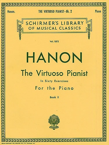 Hanon: Virtuoso Pianist Book 2 published by Schirmer