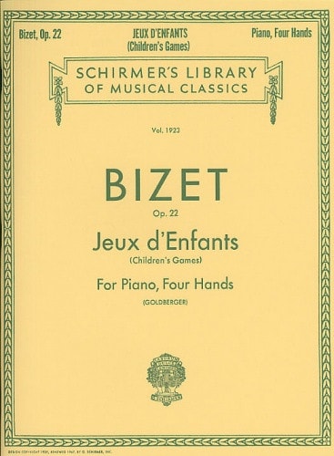 Bizet: Jeux d'enfants Opus 22 for Piano Duet published by Schirmer
