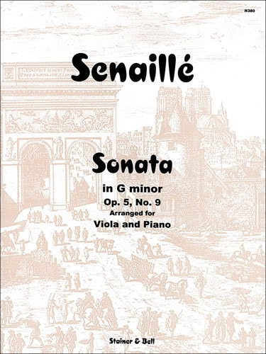 Senaill: Sonata in G minor Opus 5/9 for Viola published by Stainer & Bell