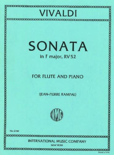 Vivaldi: Sonata in F RV52 for Flute published by IMC