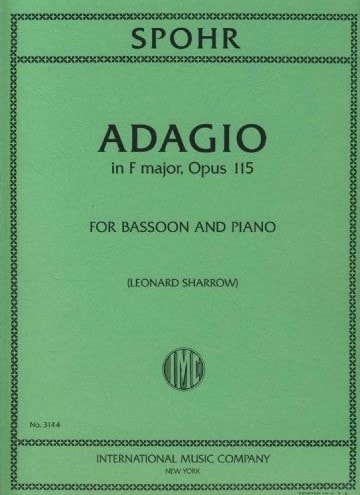 Spohr: Adagio for Bassoon published by IMC