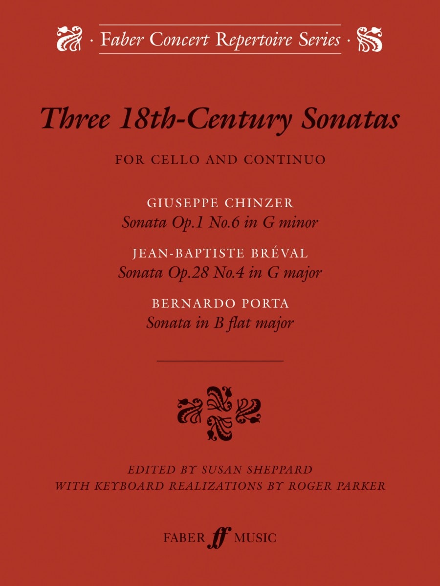 Three 18th Century Sonatas for Cello published by Faber