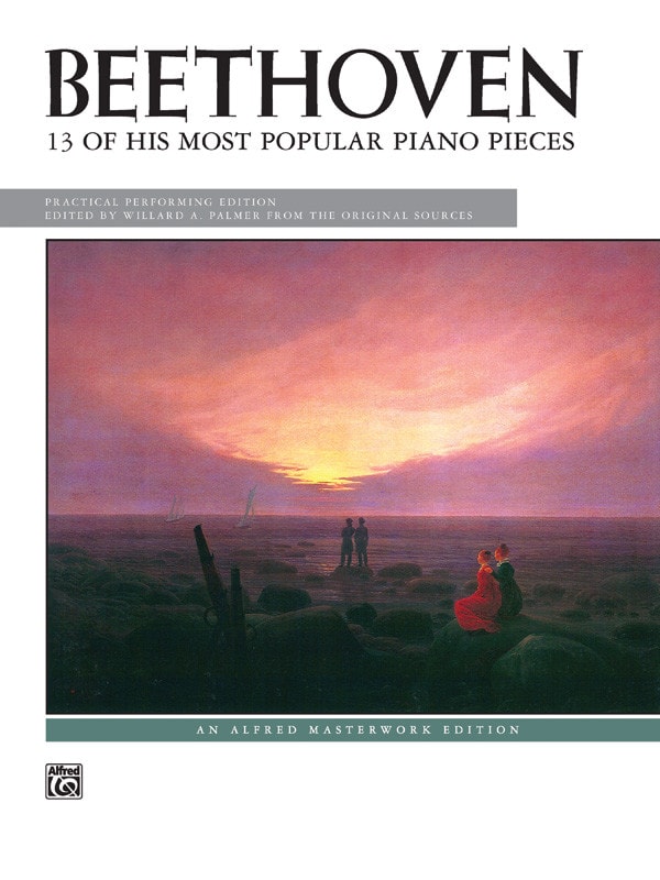 Beethoven: 13 Most Popular Pieces for Piano published by Alfred