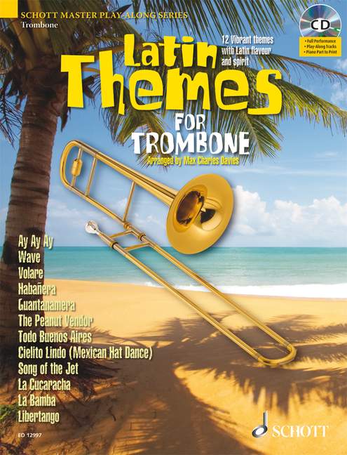 Latin Themes - Trombone published by Schott (Book & CD)