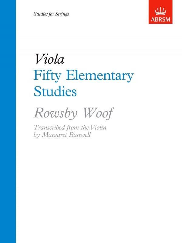 Woof: Fifty Elementary Studies for Viola published by ABRSM