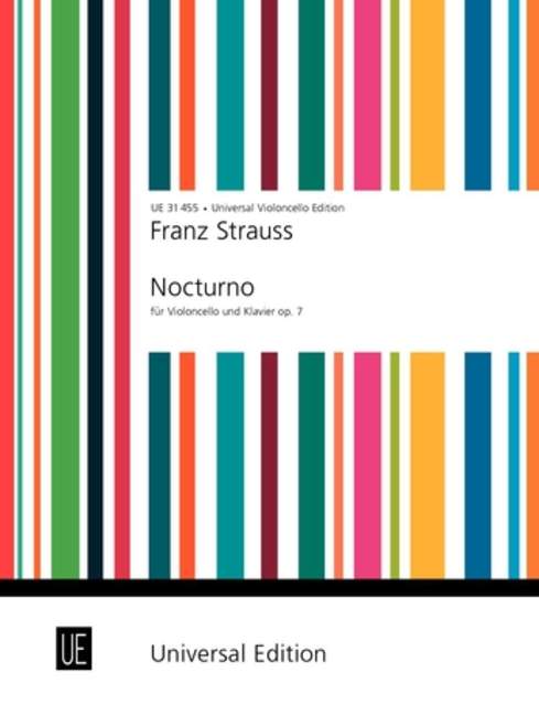 Strauss: Nocturno Opus 7 for Cello published by Universal Edition