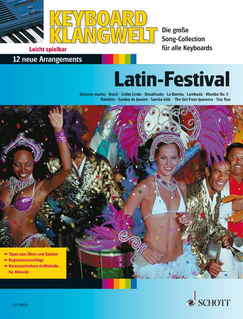 Latin Festival for Keyboard published by Schott