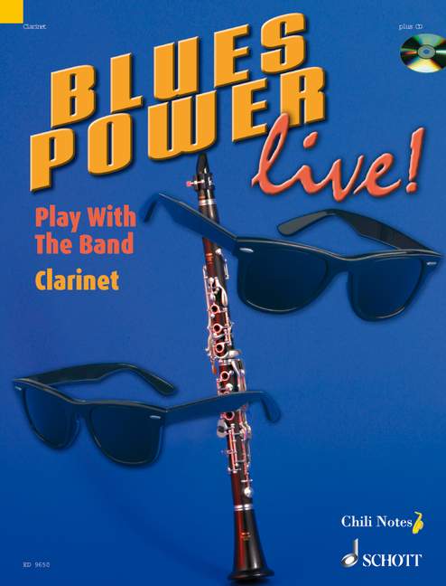 Blues Power live! - Clarinet published by Schott (Book & CD)