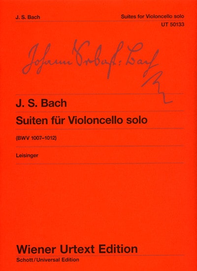Bach: 6 Solo Suites for Cello published by Wiener Urtext
