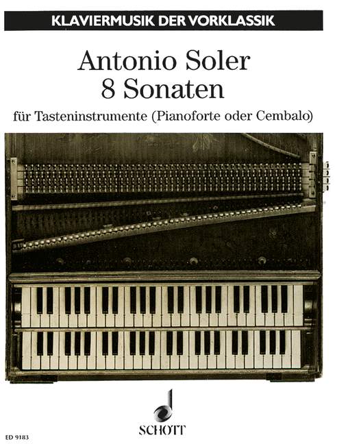 Soler: Eight Sonatas for Piano published by Schott