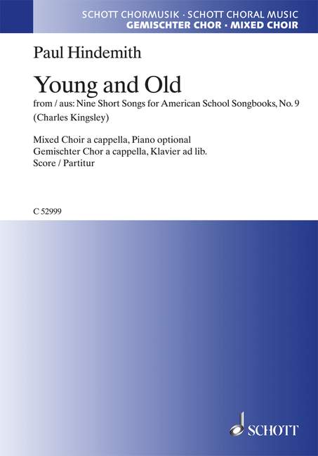 Hindemith:  Young and Old SATB published by Schott