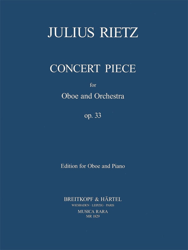Rietz: Concert Piece Opus 33 for Oboe published by Musica Rara
