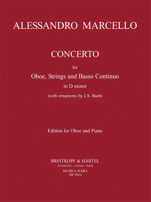 Marcello: Concerto in D Minor for Oboe published by Musica Rara