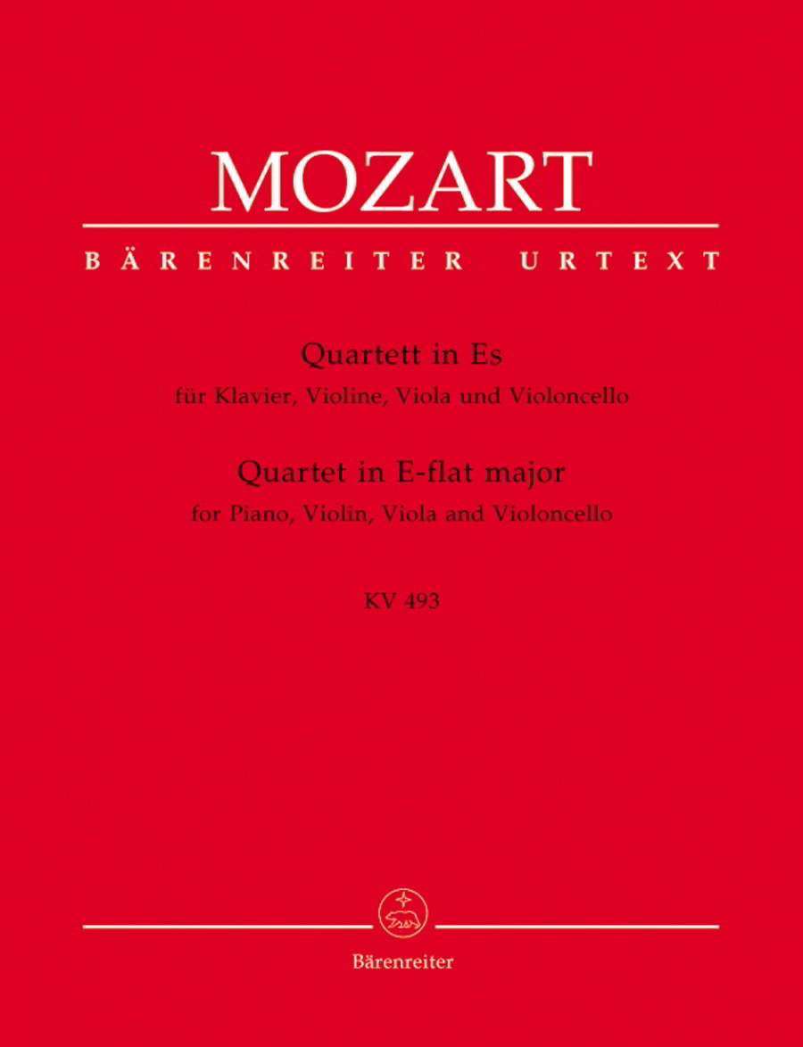Mozart: Piano Quartet in Eb Major K493 published by Barenreiter