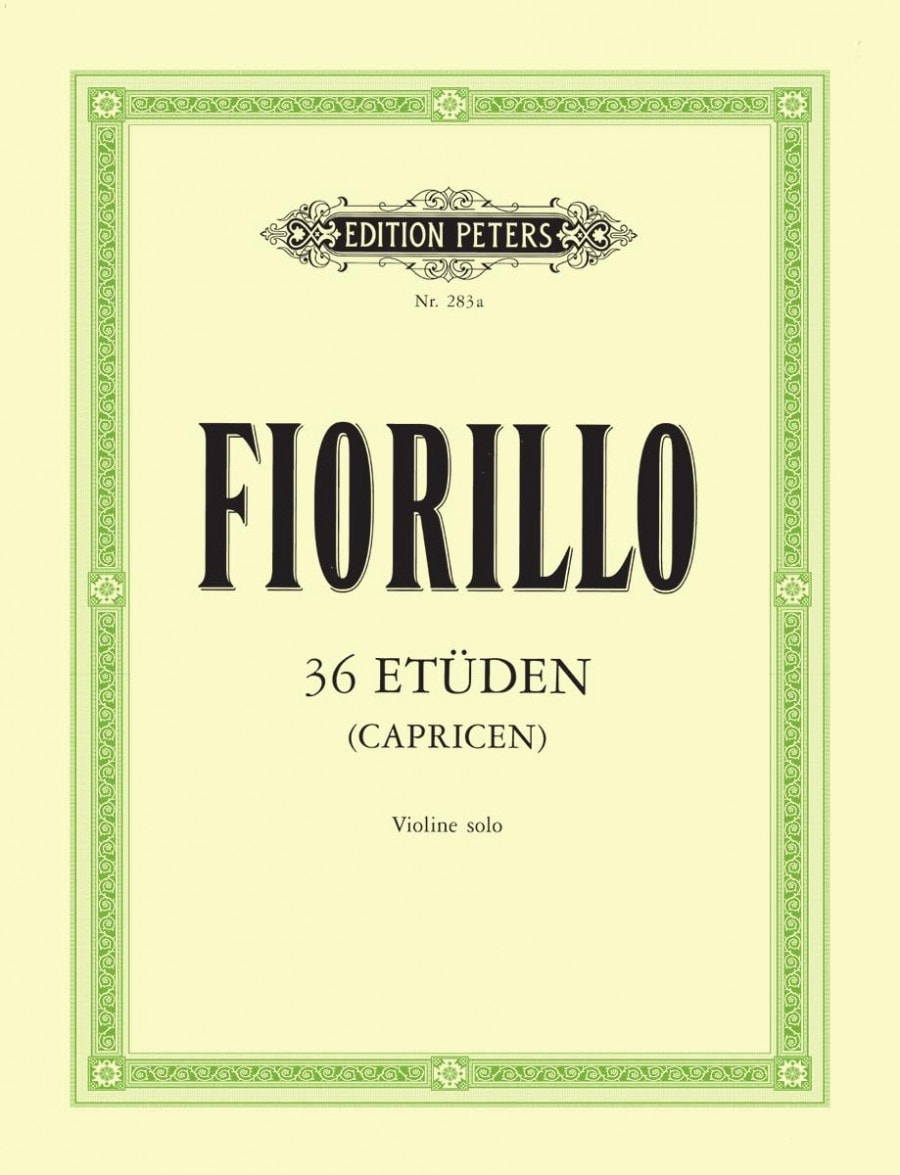 Fiorillo: 36 Etudes (Caprices) for Violin published by Peters Edition